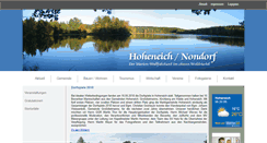 Desktop Screenshot of hoheneich.at